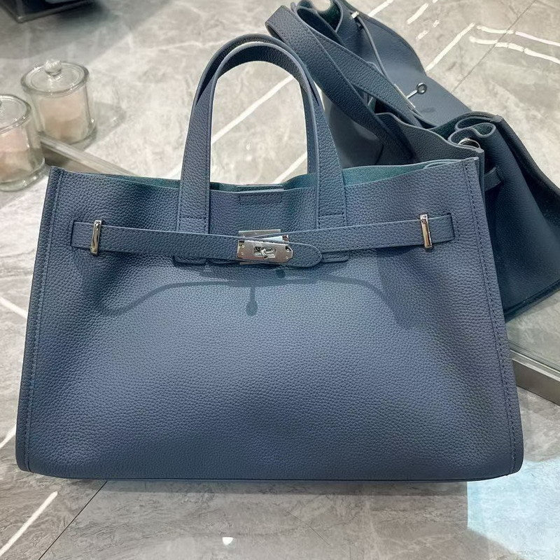 Women's Cowhide Leather Kelly Large Capacity Bags