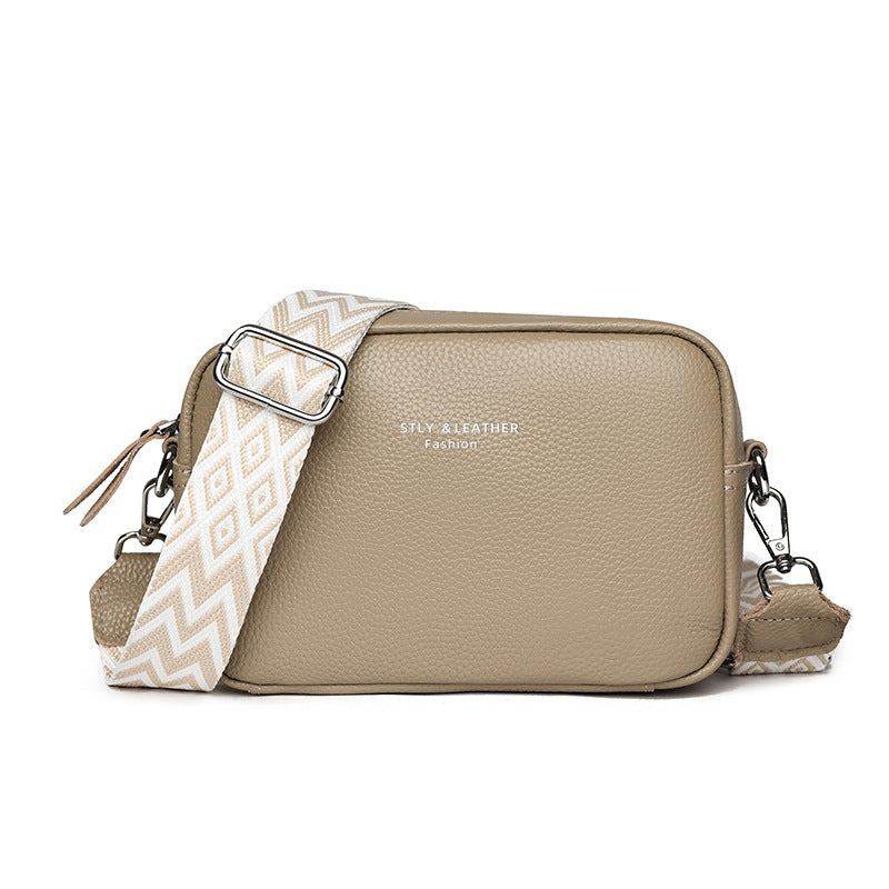 Women's Layer Cowhide Fashion Versatile Large Capacity Genuine Bags