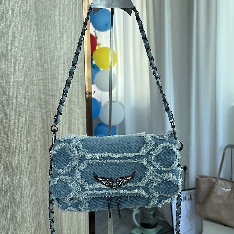 Women's Fashionable Stylish Solid Color High Texture Women's Messenger Bag