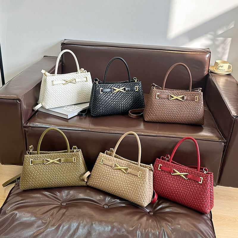 Basket Today Popular Personality Woven Retro Women's Messenger Bag