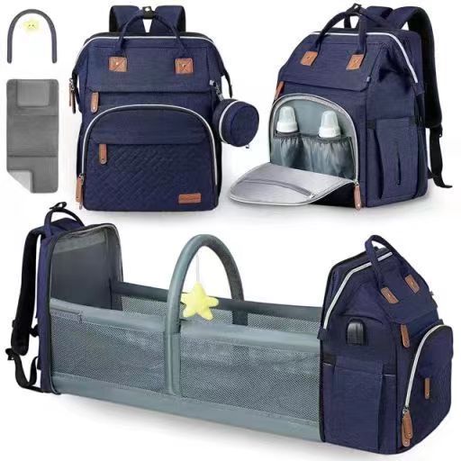 Crib Anti Mosquito Mother Stroller Large Capacity Free Mummy Bag