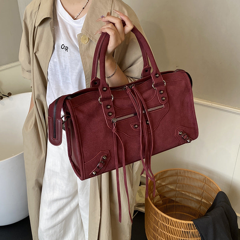 Women's Autumn Korean Fashion Retro Large Capacity Women's Shoulder Bag