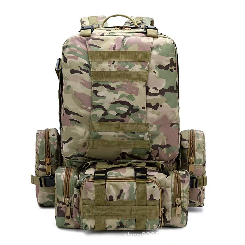 New Men's Combination Camping Oxford Cloth Backpacks