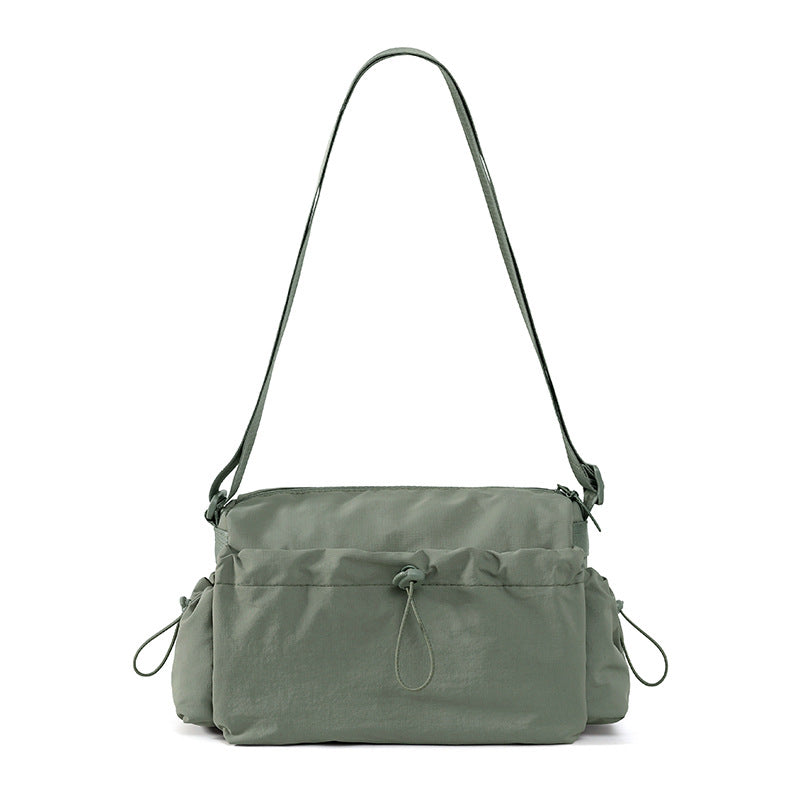 Large Capacity Fashionable Simple Solid Color Women's Messenger Bag