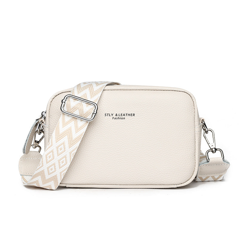 Women's Layer Cowhide Fashion Versatile Large Capacity Genuine Bags