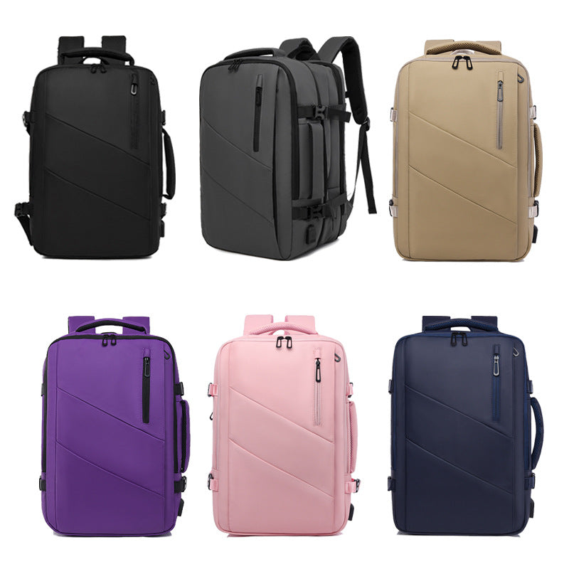 Men's Waterproof Large Capacity Computer Expandable Business Backpack