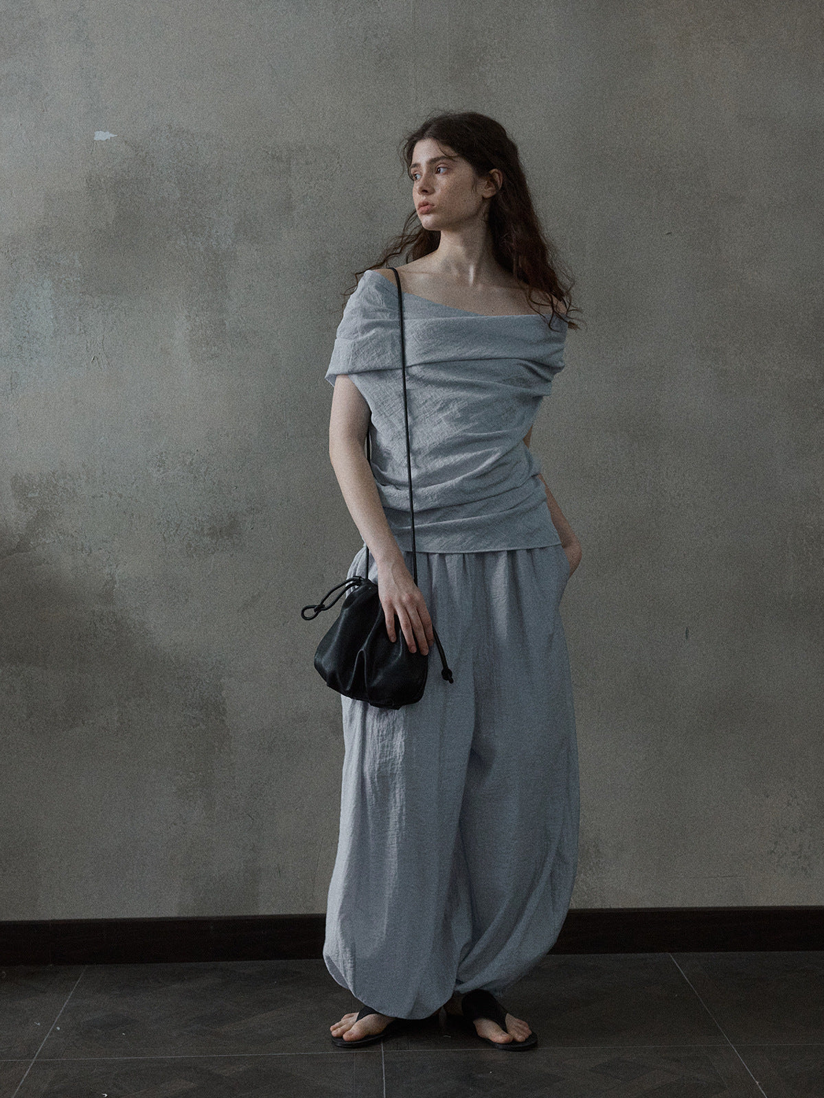 Soft Glutinous Cloud Feeling Drawstring Daily Bags