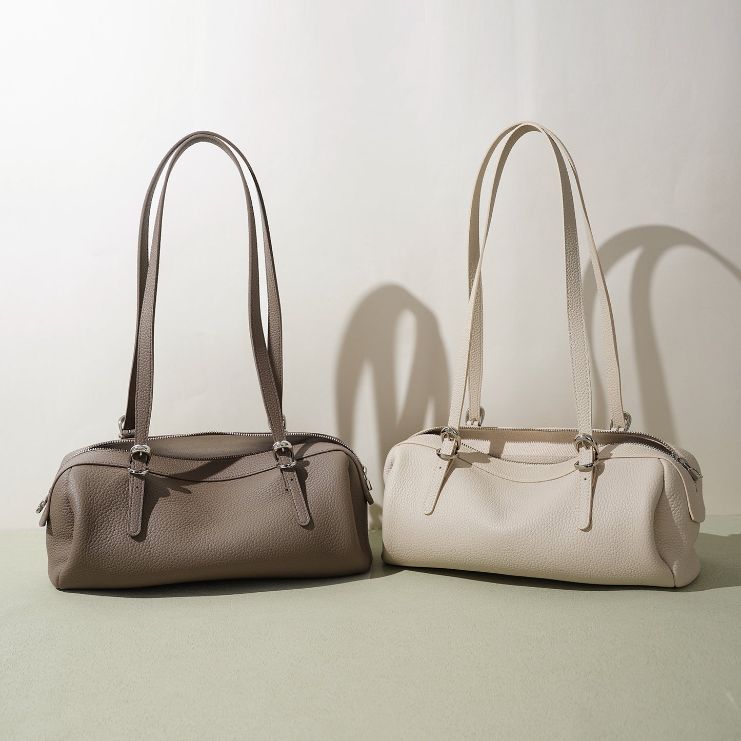Women's Early Spring Genuine Leather Boston Vintage Premium Women's Handbag