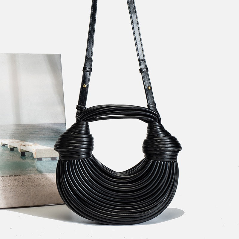 Women's Handmade Woven Special Creative Knotted Noodle Bags