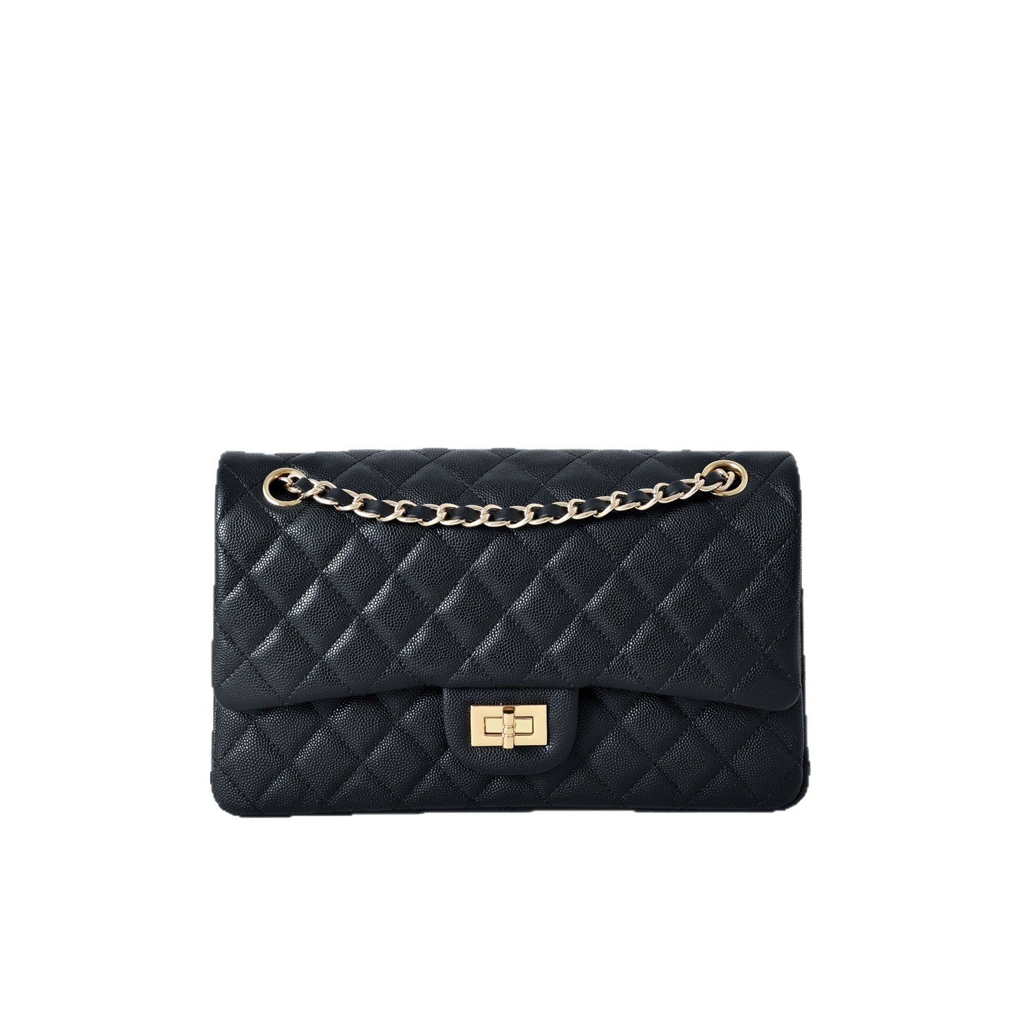 Women's Caviar Cowhide Rhombus Chain Portable Fashion Women's Shoulder Bag