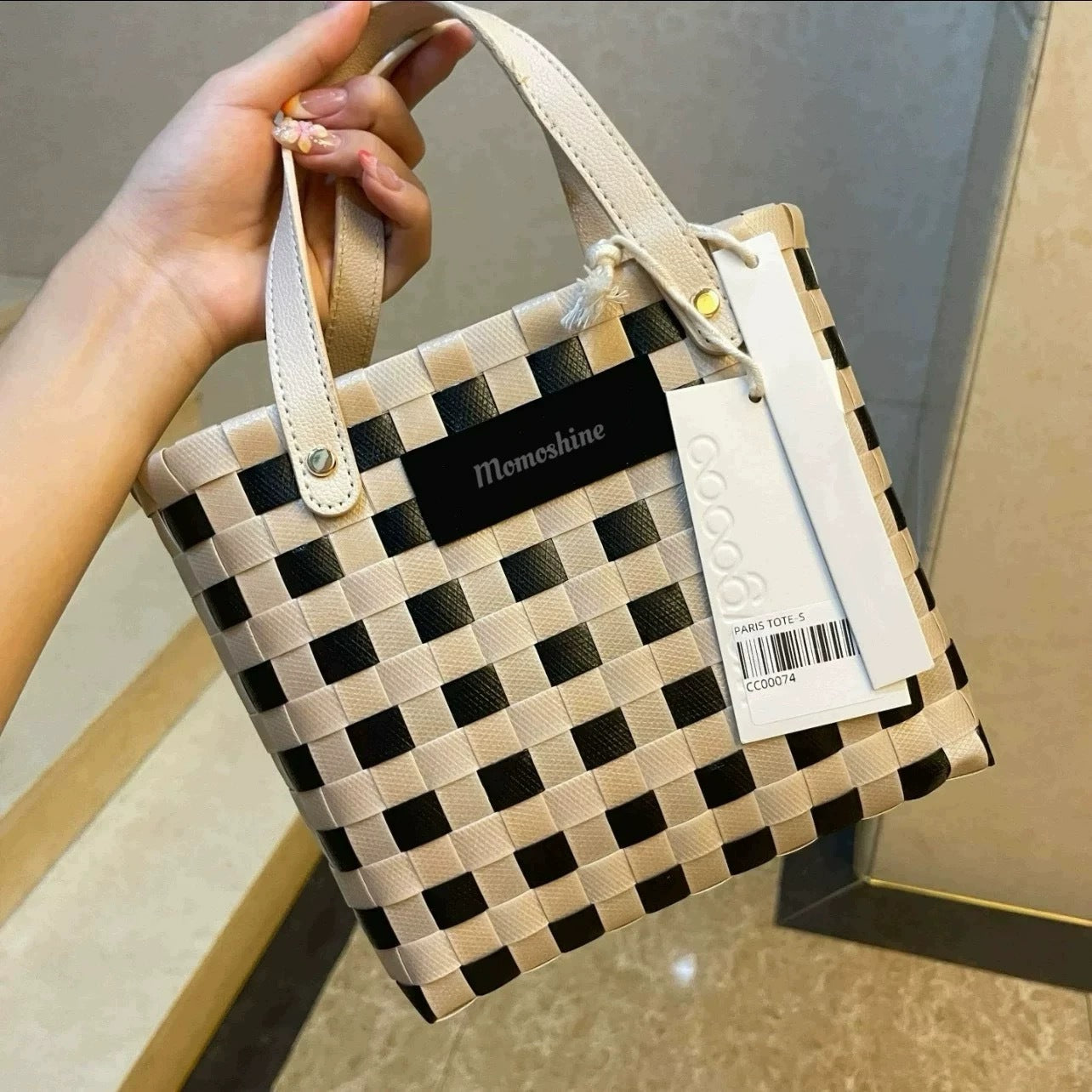 Women's Trendy Vegetable Basket Hand Carrying Holding Women's Handbag
