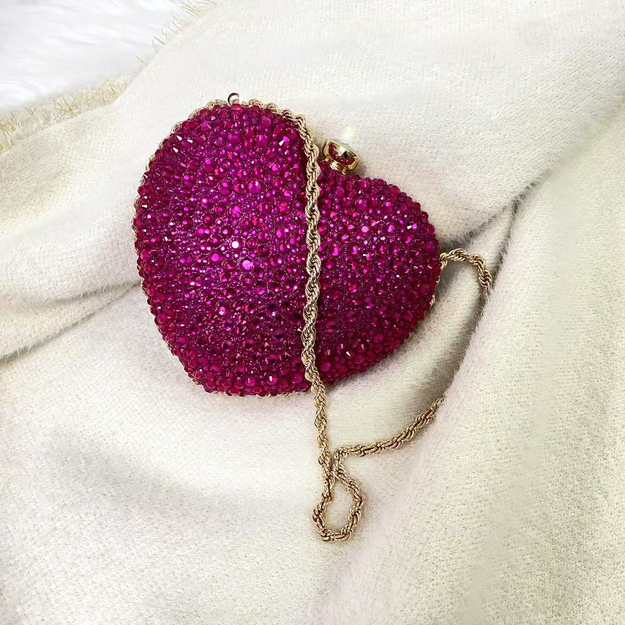 Women's Rhinestone Spring Fashion Mini Love One Bags