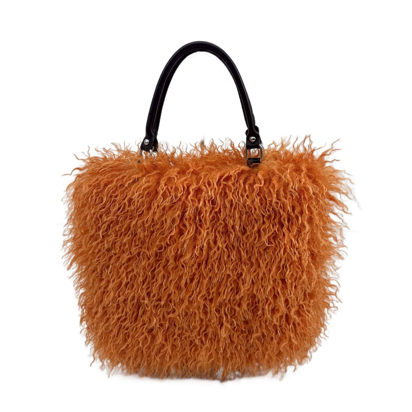 Women's Fashion Sense Fur Large Capacity Imitation Sheep Beach Tote Bags