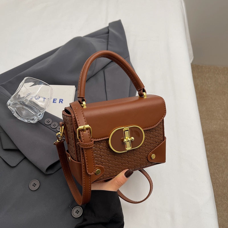 Women's Fashion Portable Leather Trendy Daily Niche Women's Messenger Bag