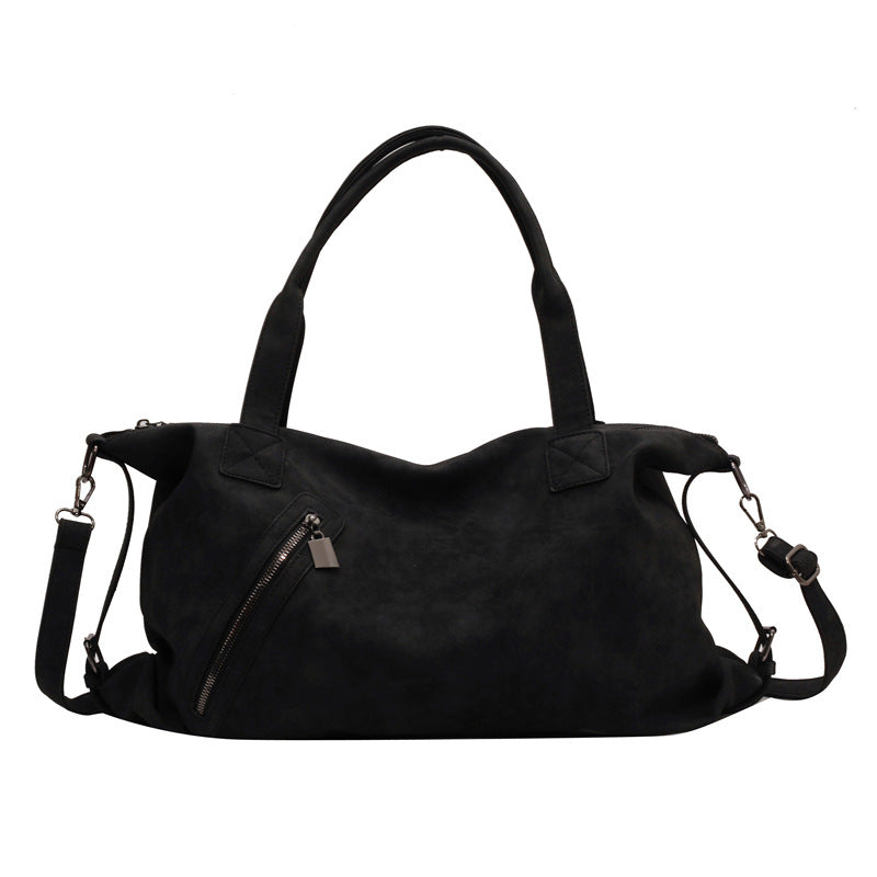 Women's Frosted Large Capacity High-grade Underarm Simple Women's Messenger Bag