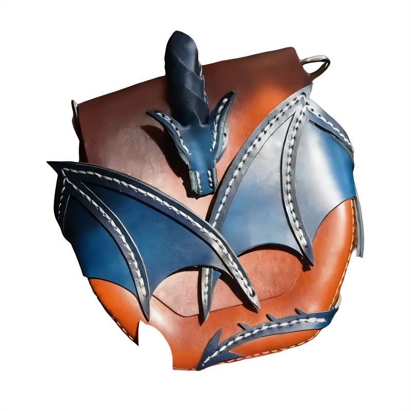 Dragon Color Contrast Patchwork Halloween Cartoon Bat Large Bags