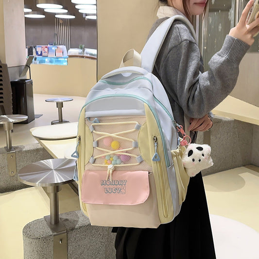 Primary Grade To Lightweight Korean High College Student Schoolbag