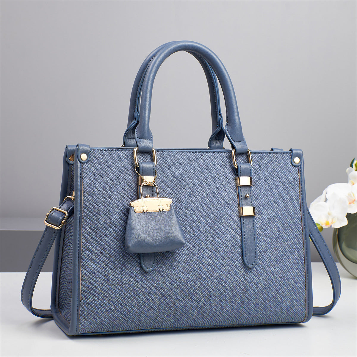 Women's Graceful Korean Style Fashionable Exquisite Big Shoulder Bags
