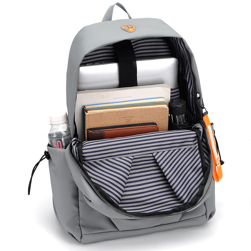 Simple Solid Color Business Commute Computer Universal Backpack
