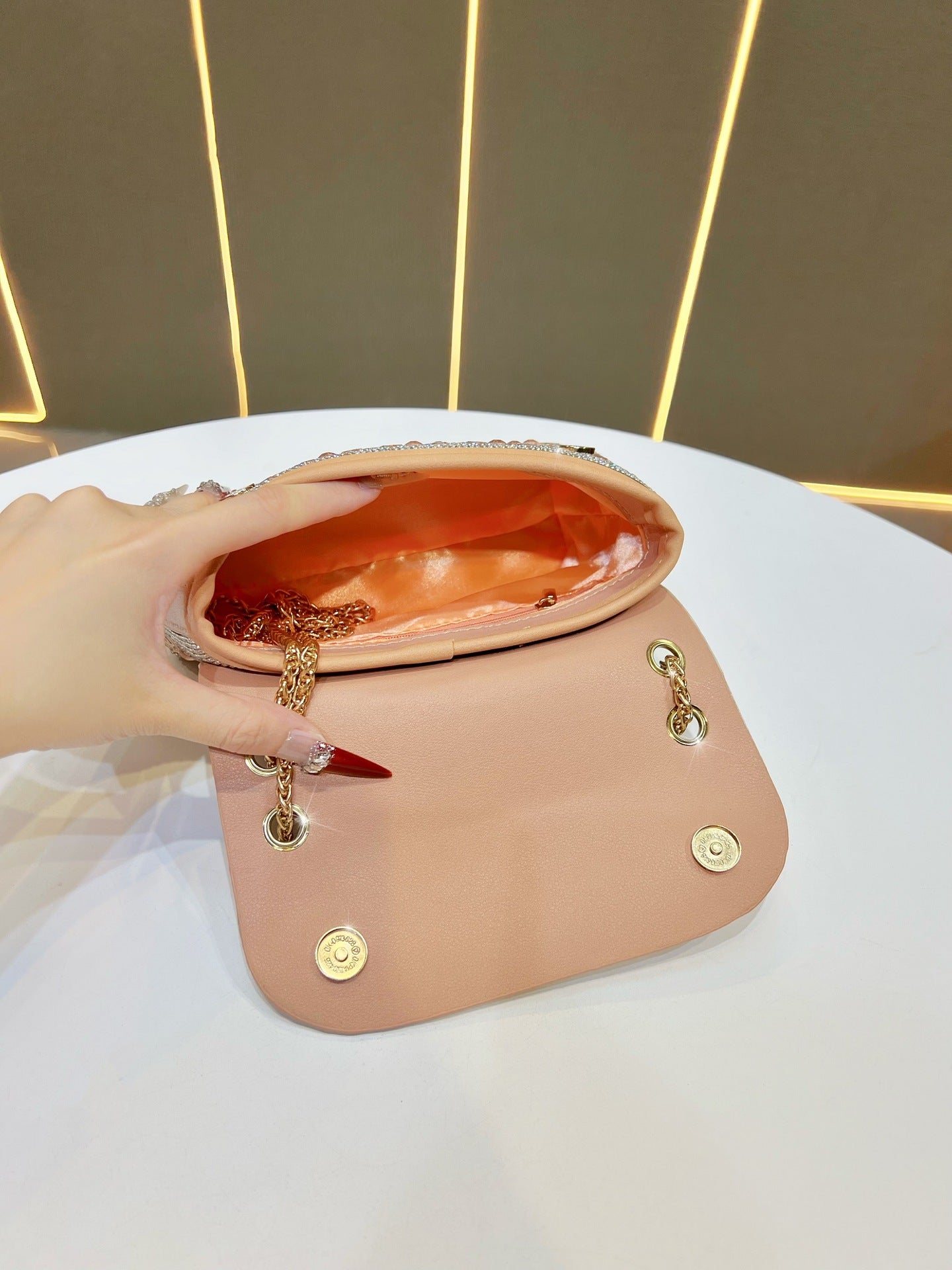 Women's Design Diamond Pouch Fashion Underarm Dinner Bag