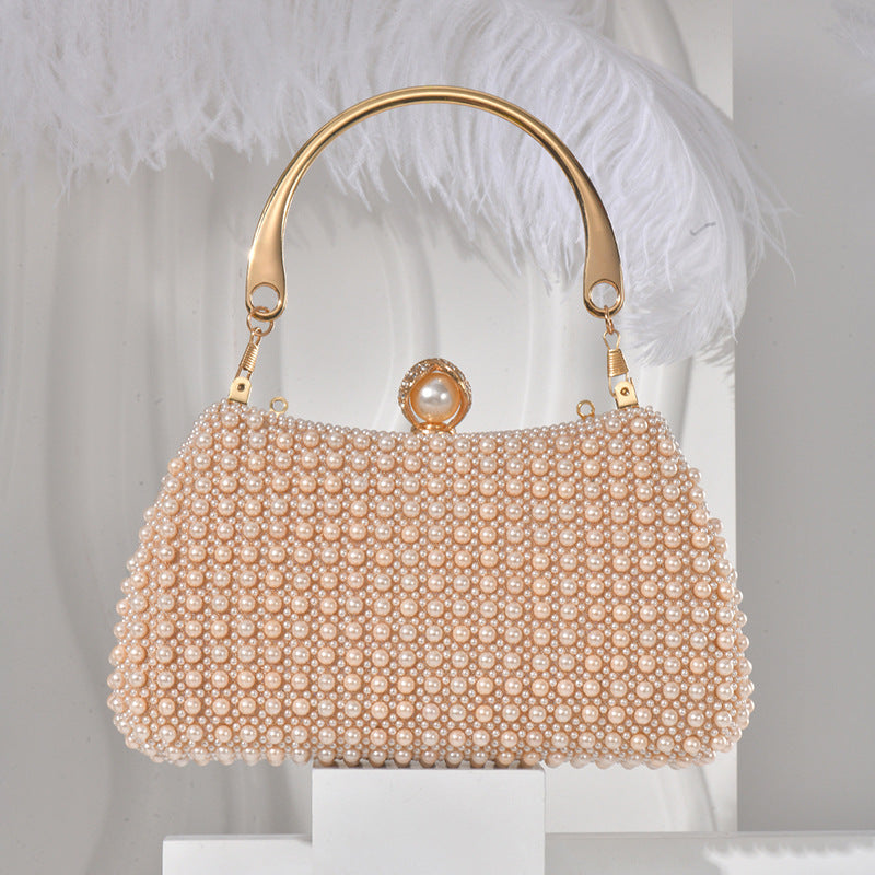 Pearl Hand Banquet Dress Temperament High Dinner Bag