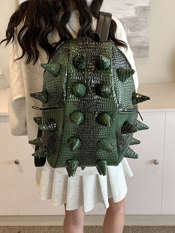 Trendy Fashion Cool Three-dimensional Hedgehog Funny Personality Creative Sea Cucumber Leisure Backpack