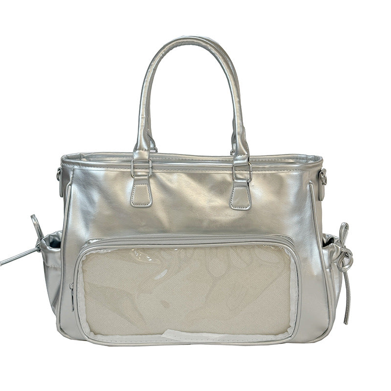 Collection Lamp Large Capacity Cartoon Commuter Women's Shoulder Bag