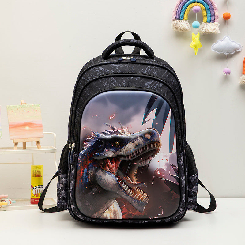 Children's Elastic Silk Fabric Man Woman Cartoon Primary School Bag