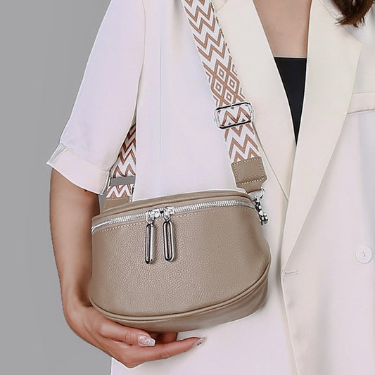 Women's Layer Cowhide Saddle Fashion Niche Riding Women's Messenger Bag