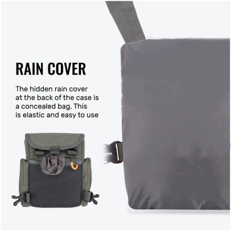 Dabbling Telescope Adjustable Binoculars Camouflage Strap Outdoor Camouflage, Military Fan Bag