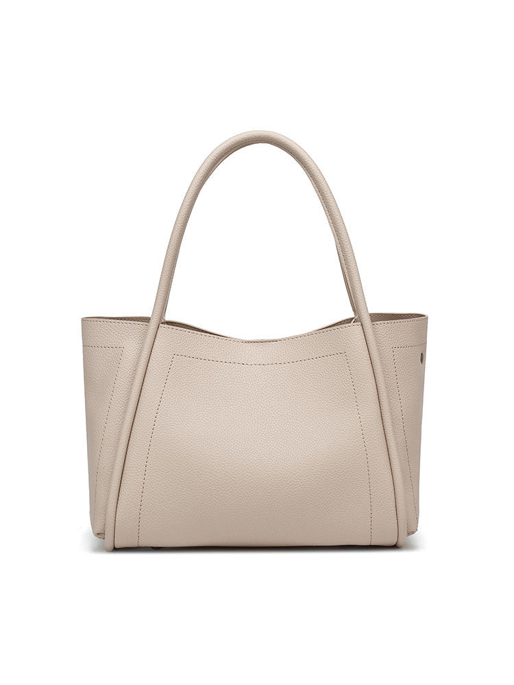 Women's Niche Soft Leather Vegetable Basket High Sense Large Women's Handbag