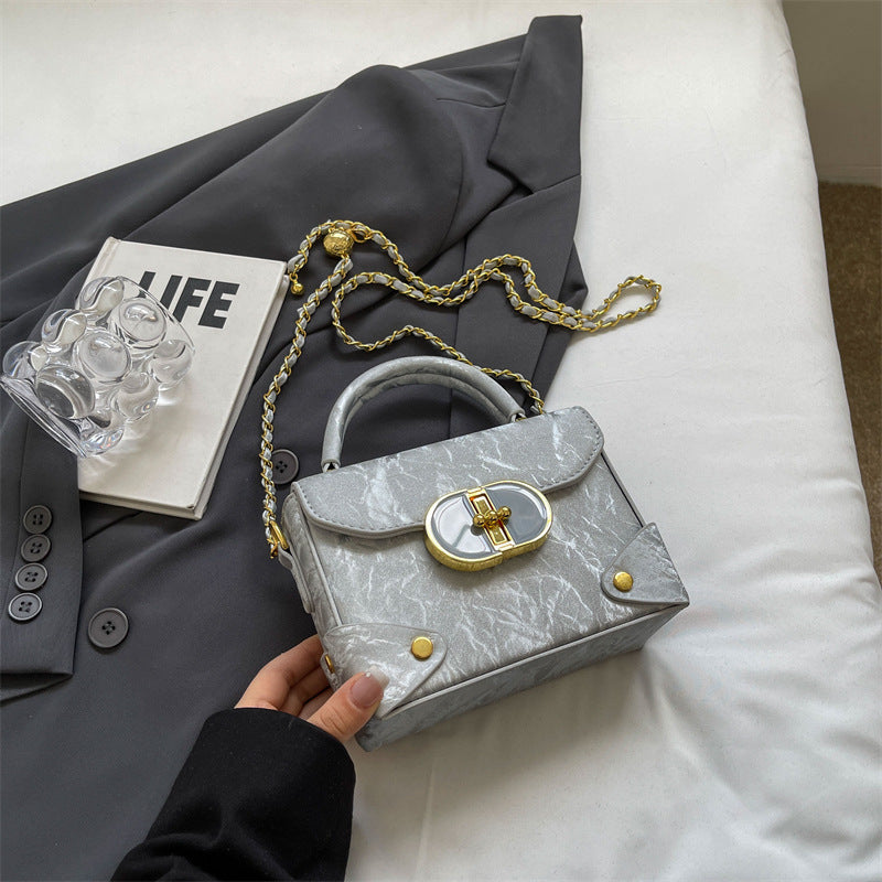 Women's Summer Fashion Versatile Retro Box Women's Messenger Bag