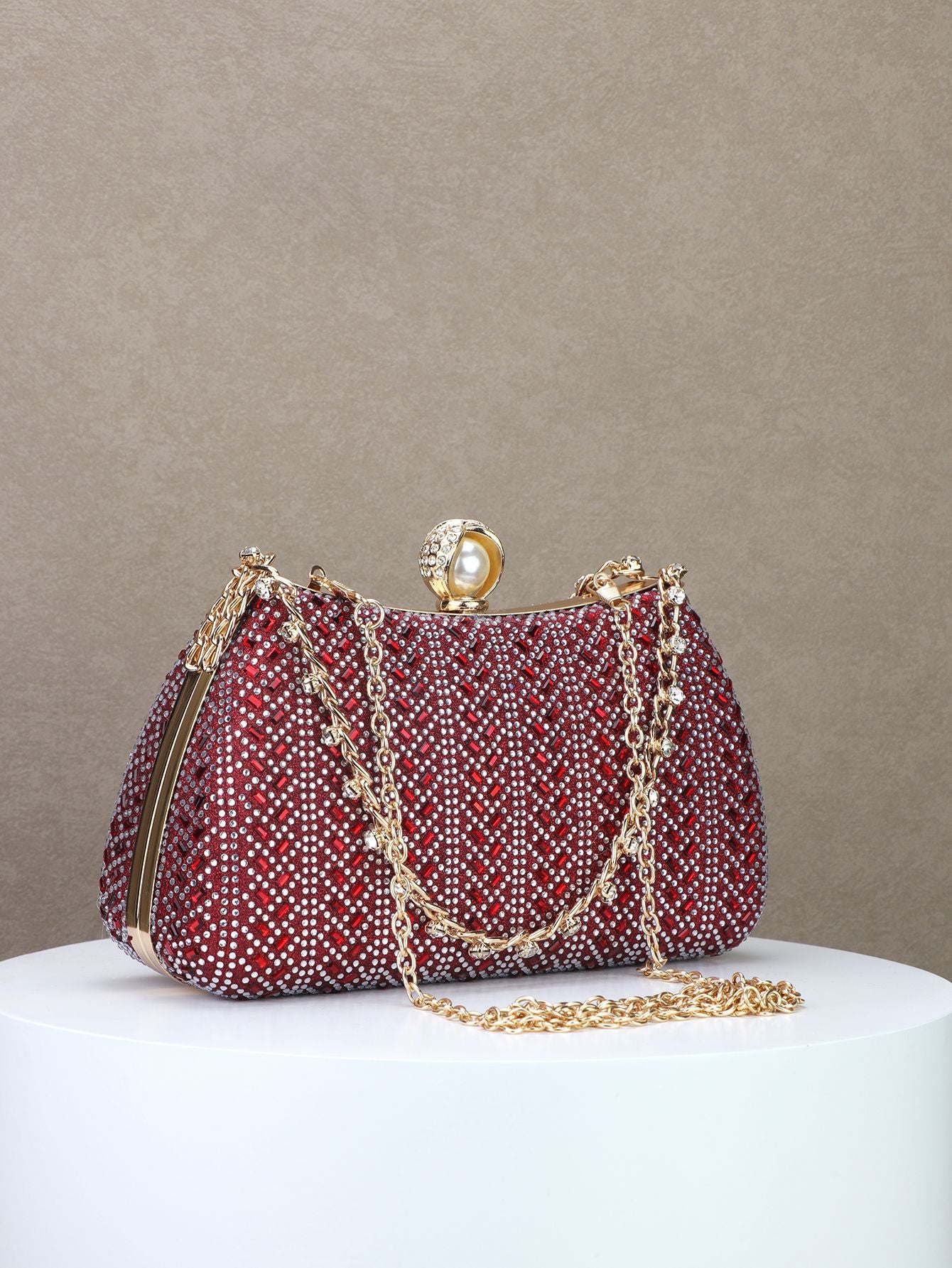 Women's Light Luxury Diamond Banquet Fashion Handbags