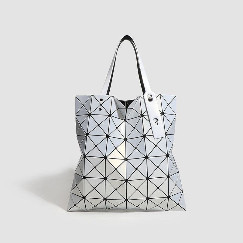 Creative Fashion Rhombus Folding Geometric Portable Women's Shoulder Bag