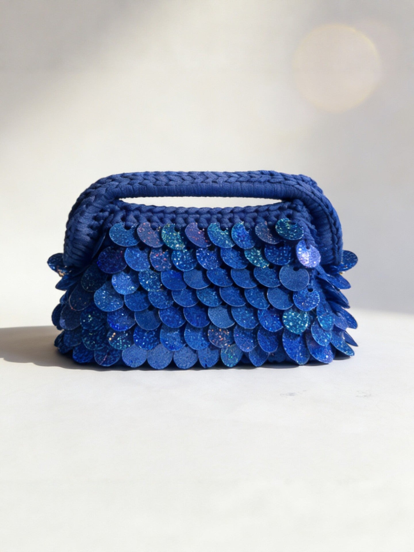 Women's Hand-woven Sequined Seaside Vacation Style Fashion Women's Handbag