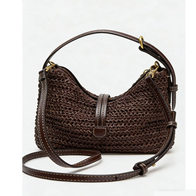 Women's Niche Vintage Weave Handmade Straw Fashion Women's Handbag