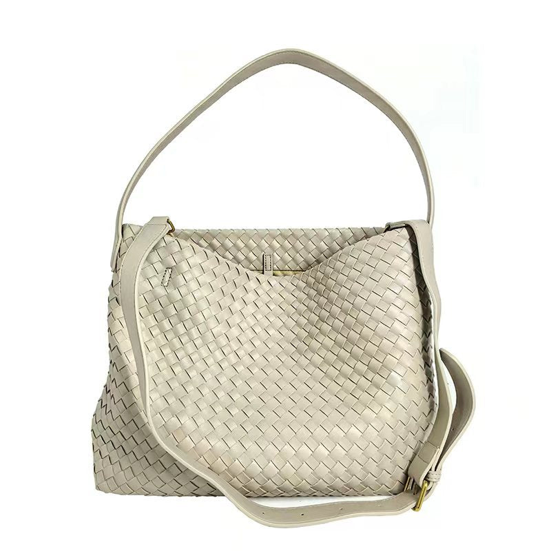 New Frosted Hand-woven Fashionable Large Capacity Handbags