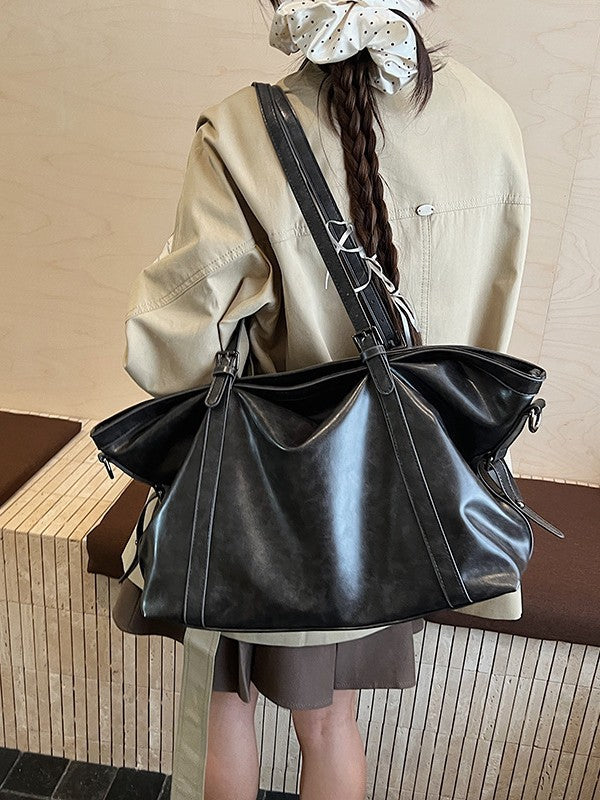 Women's Retro Large Capacity Portable Underarm Fashion Women's Shoulder Bag