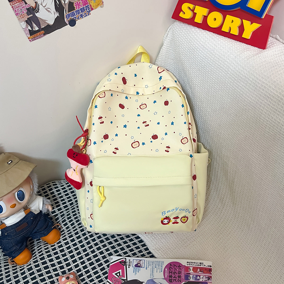 Style Good-looking Primary Secondary Lightweight Fresh Sweet Backpacks