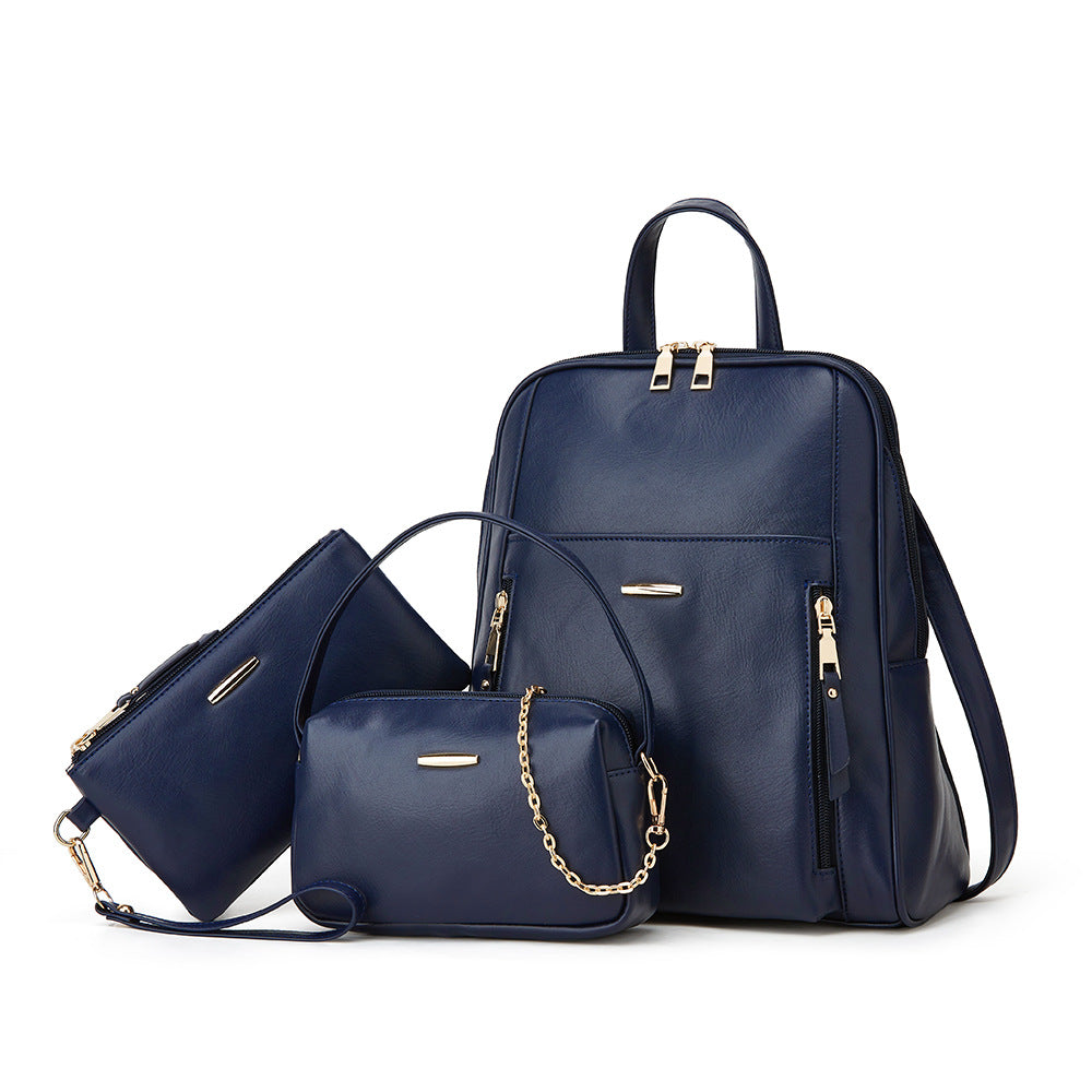 Women's Korean Style Fashion Oxford Cloth Large Tote Bag