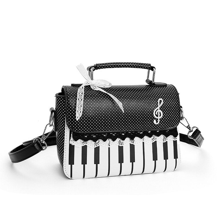 Women's Fashion Lace Piano Note Polka Dot Women's Messenger Bag