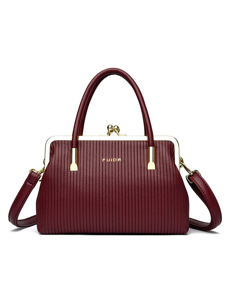 Women's Mom Large Capacity Fashion Good-looking Clip Women's Messenger Bag