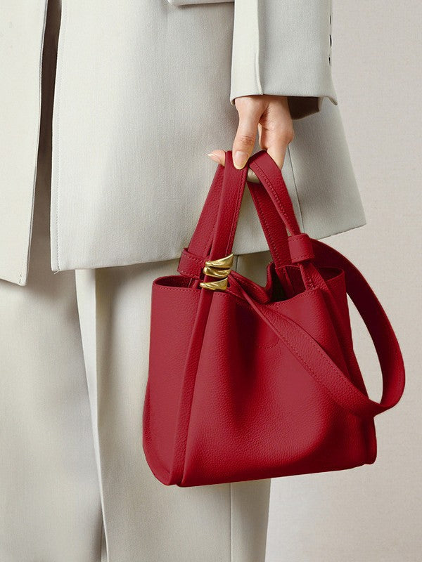 Women's Red Bride Wedding Popular Portable Commuter Women's Messenger Bag
