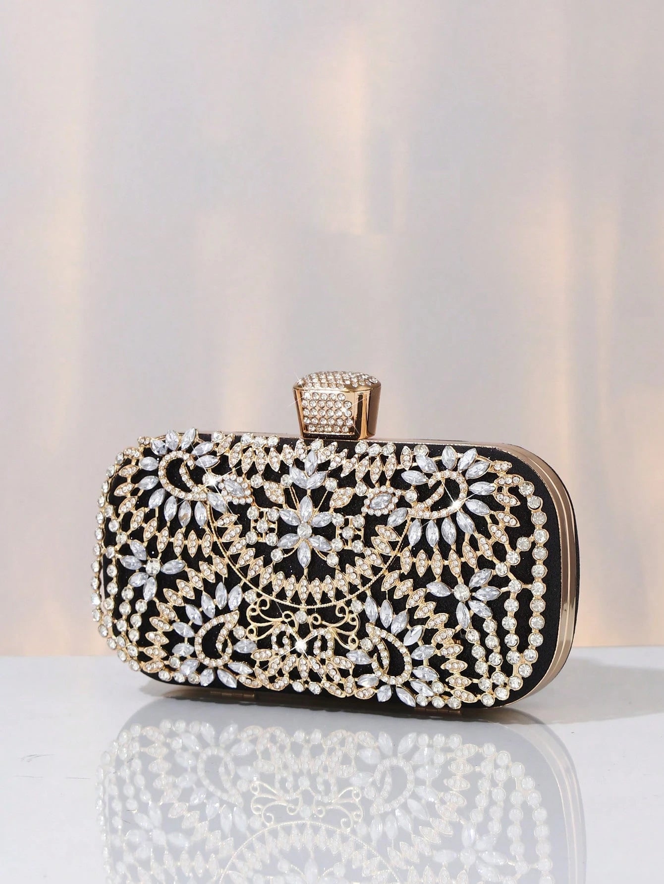 Women's Banquet Hand Holding Clutch Diamond Dress Dinner Bag