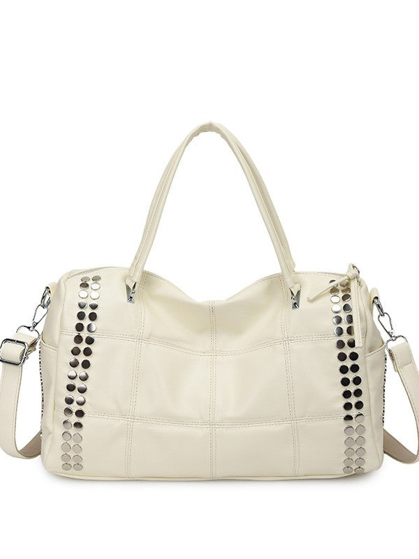 Women's Street Motorcycle Rivet Hot Large Capacity Bags