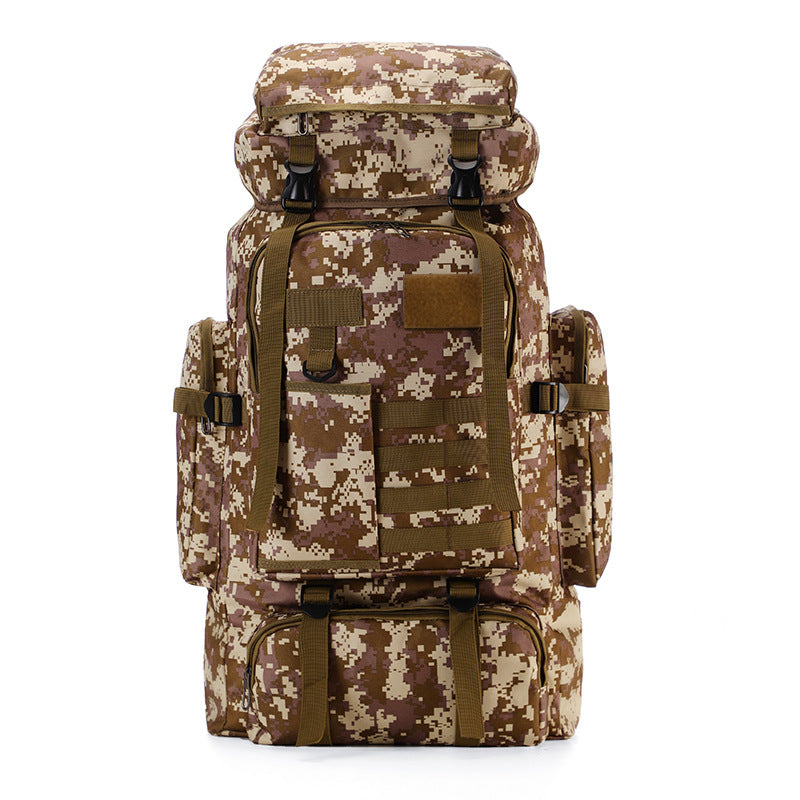 Men's Large Capacity Camouflage Tactics Oxford Cloth Hiking Outdoor Camouflage, Military Fan Bag