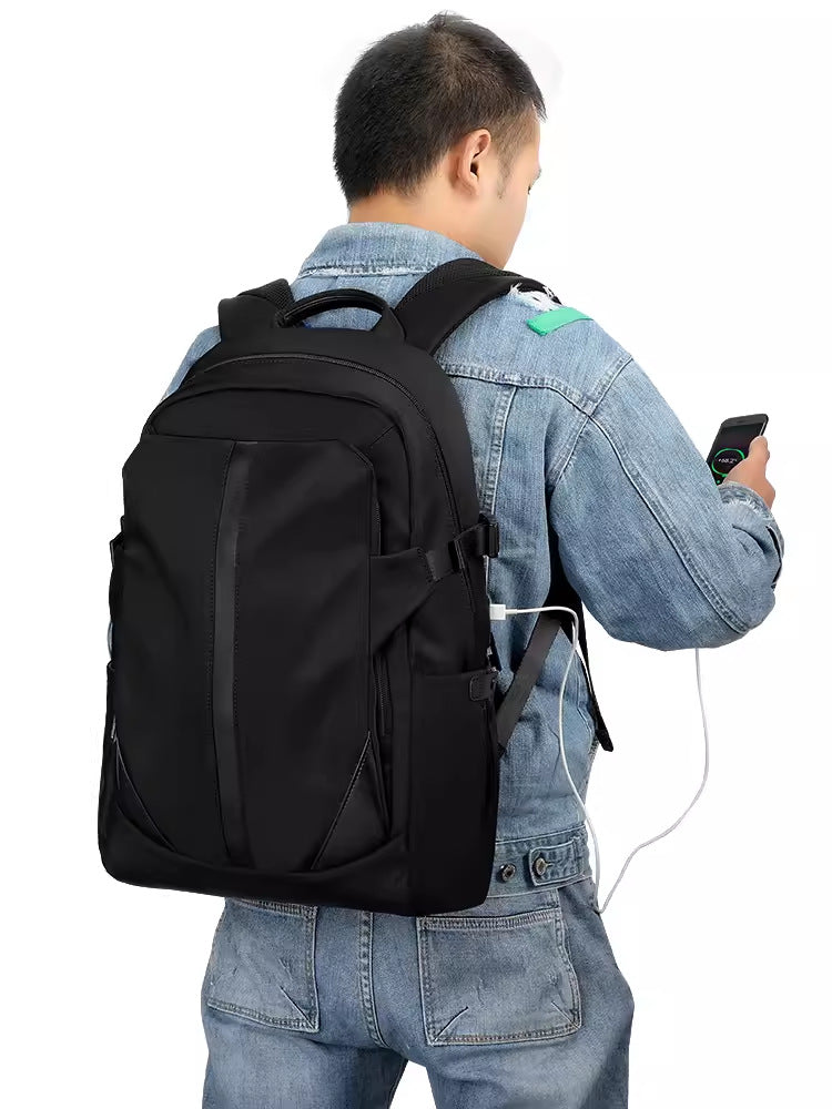 Men's Lightweight Large Capacity Trip Canvas Business Backpack