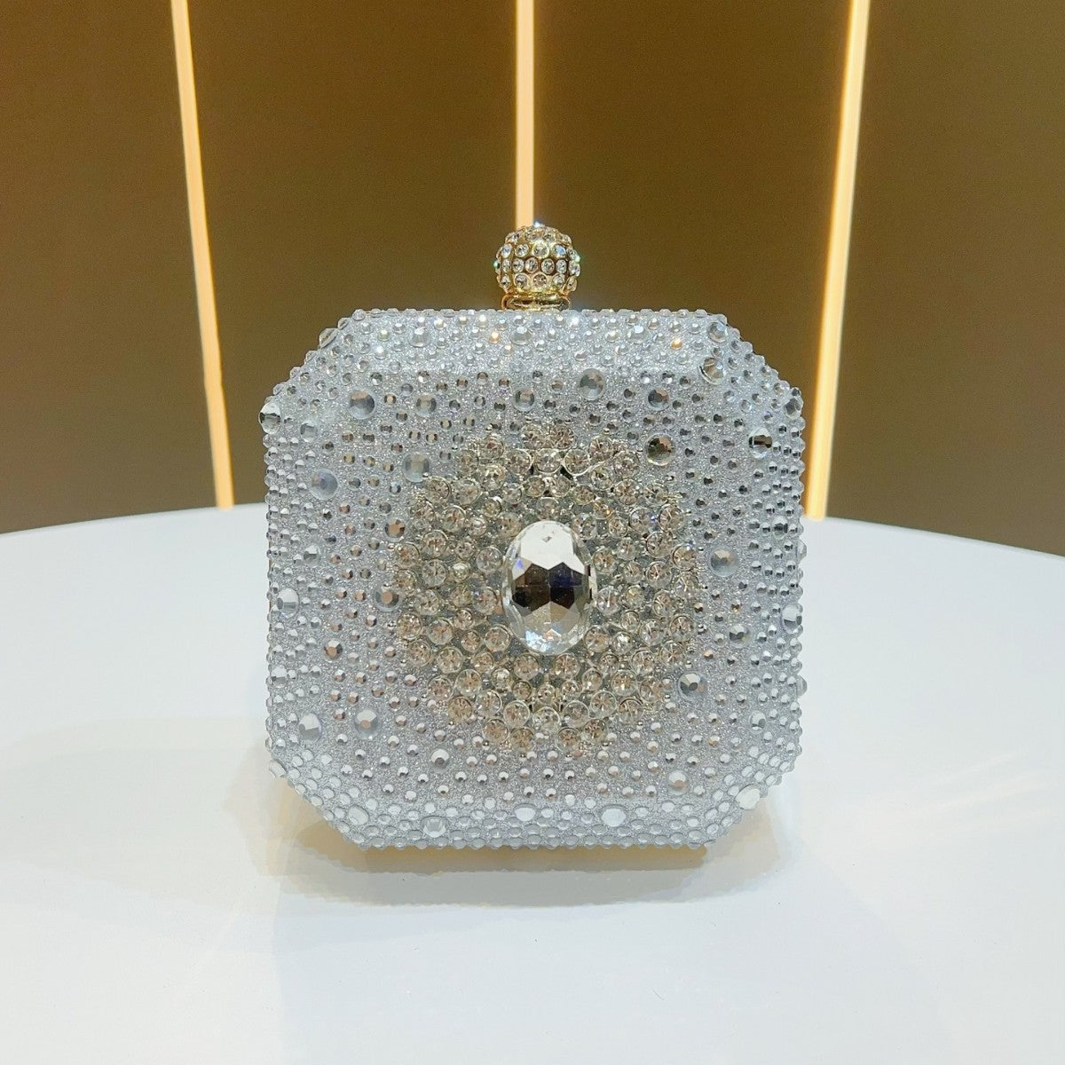 Women's Rhinestone High Sense Drill Decoration Fashion Personality Mini Dinner Bag