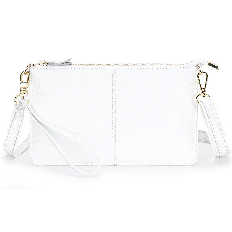 Women's Leather First Layer Cowhide With Wrist Women's Messenger Bag