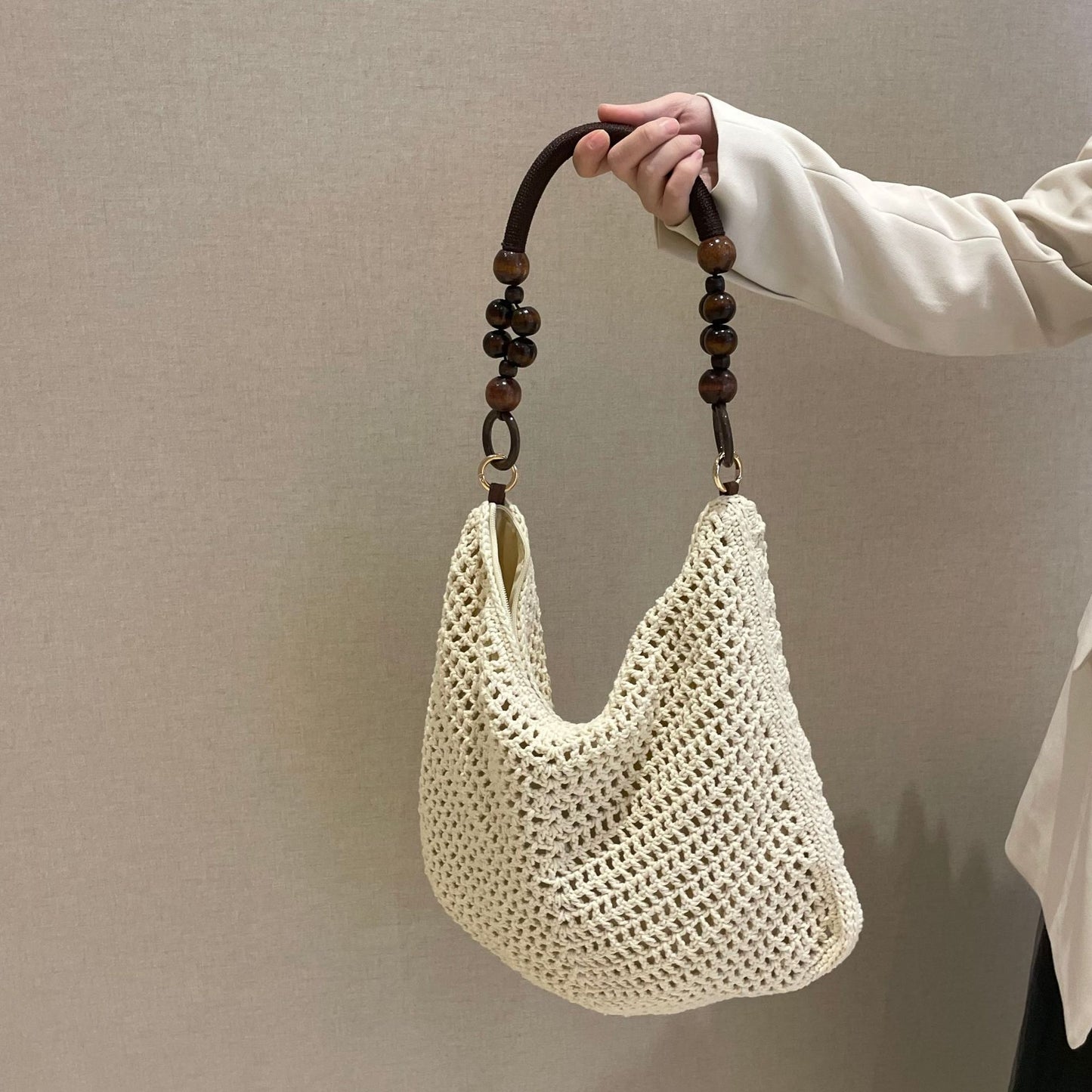 Large Capacity Female Underarm Woven Fashion Women's Shoulder Bag